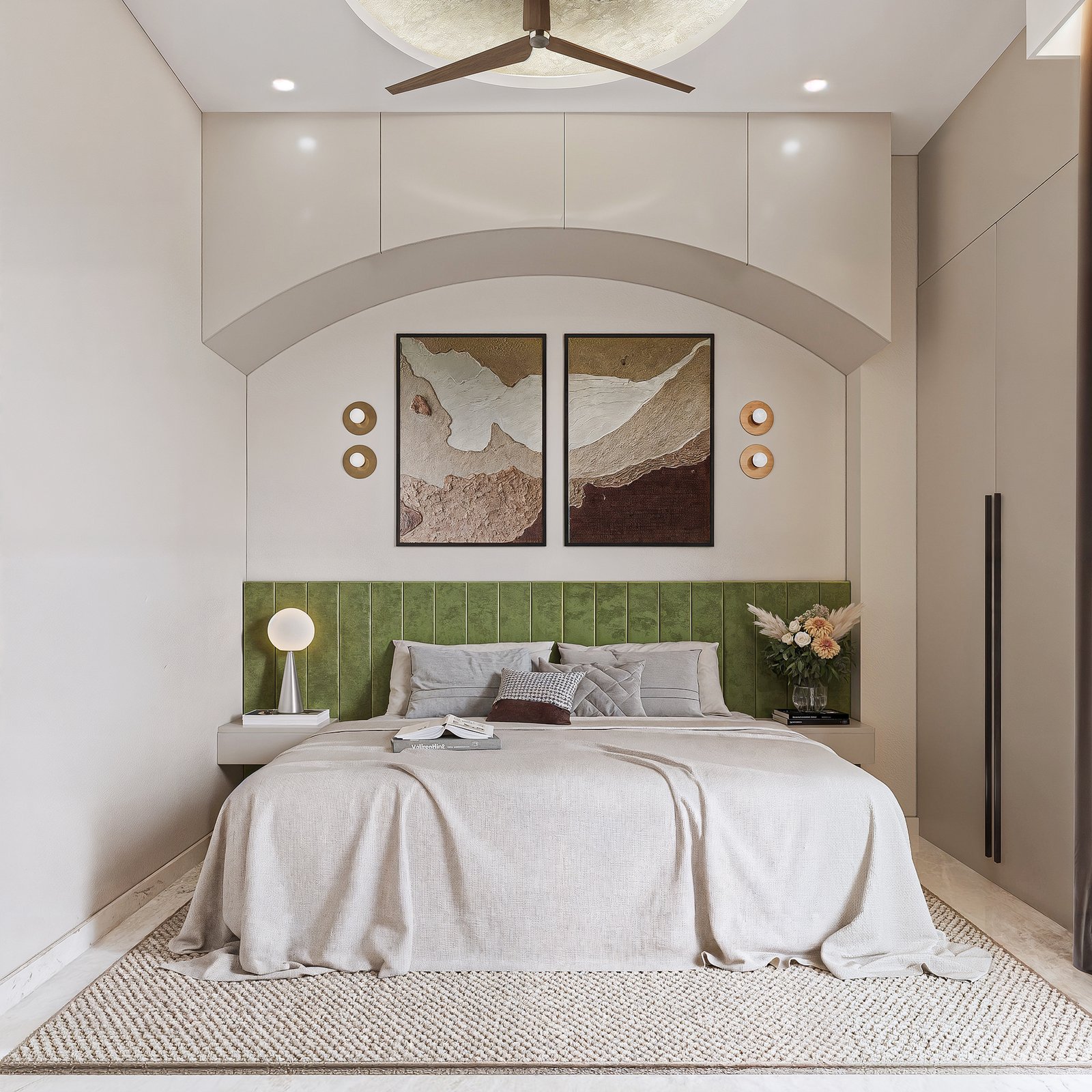 Custom bedroom interior