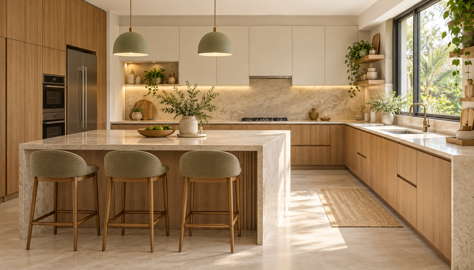 Custom modular kitchen